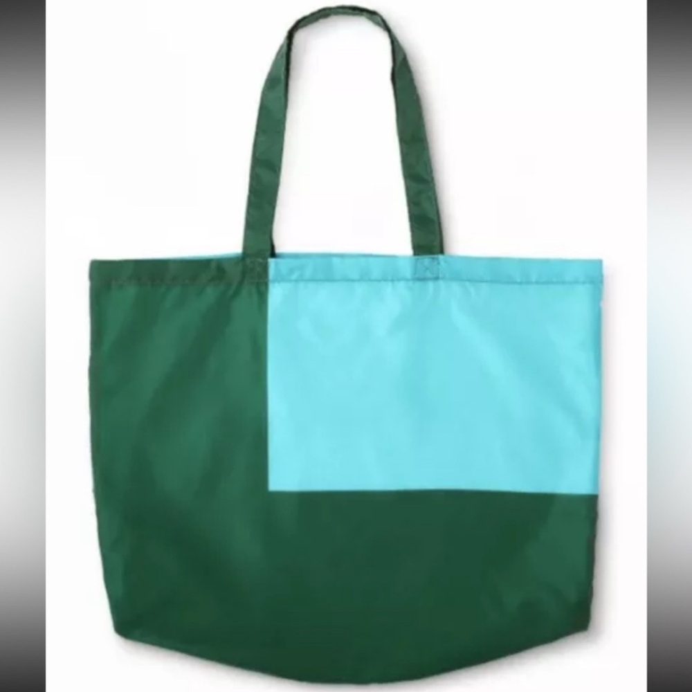 NWT LEGO x Target Green and Teal Lightweight Reusable Tote Bag